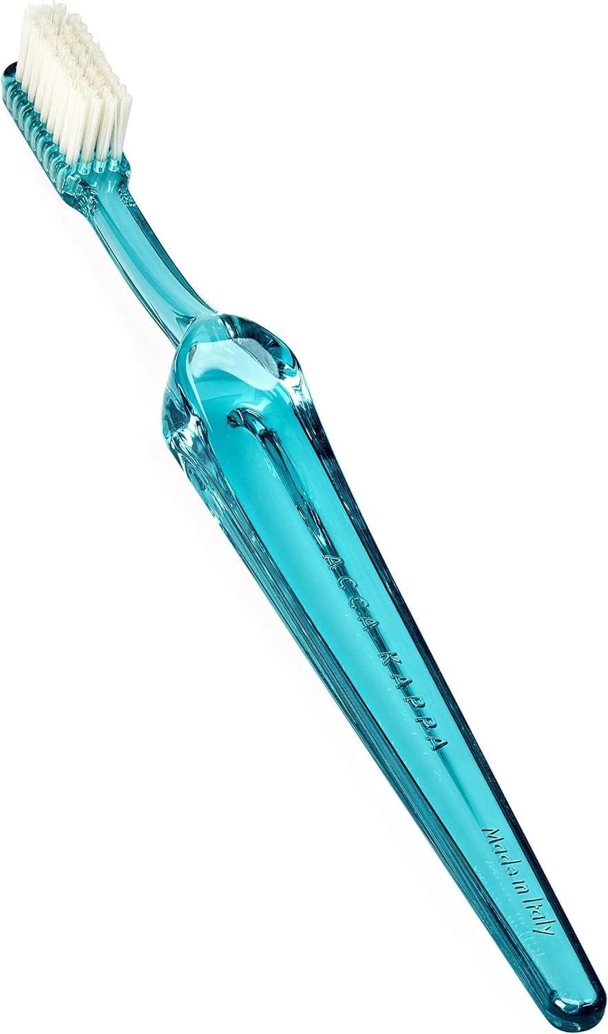 Acca Kappa Toothbrush Lympio with Soft Nylon Bristles Turquoise