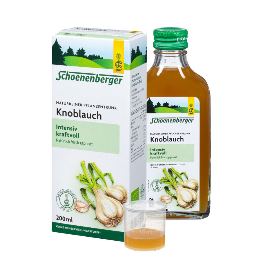Schoenenberger® Knoblauch, Naturreiner plant drink (organic), 200ml - firstorganicbaby