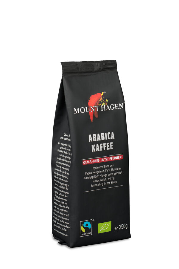 6 x Mount Hagen organic roasted coffee, according to, 250g - firstorganicbaby
