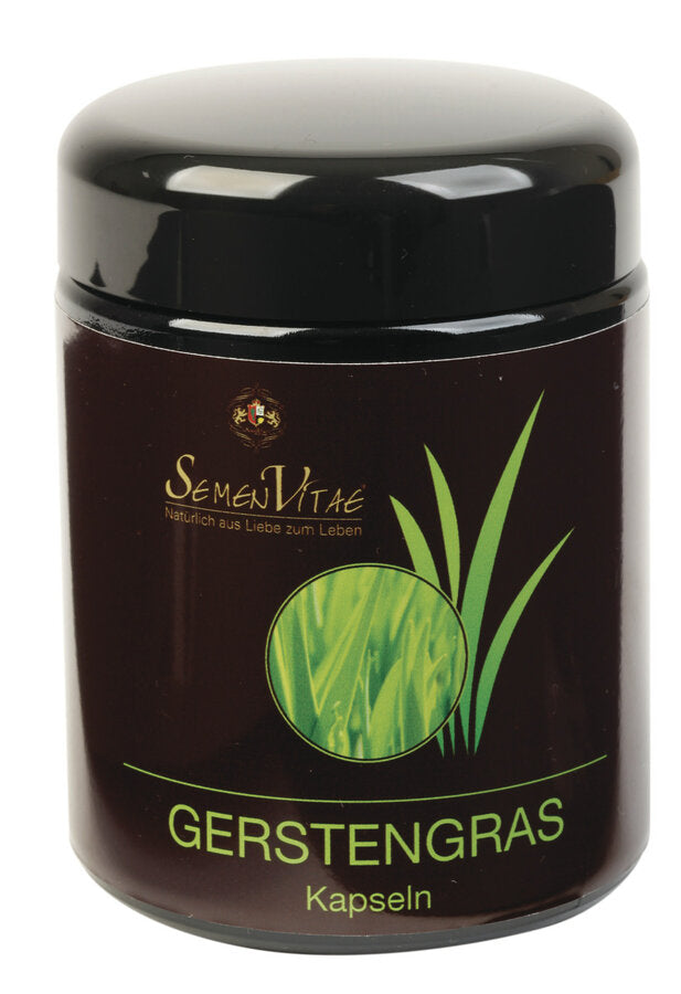 Semen Vitae Bio barley grass capsules 125 St. in violet glass, 125st - firstorganicbaby