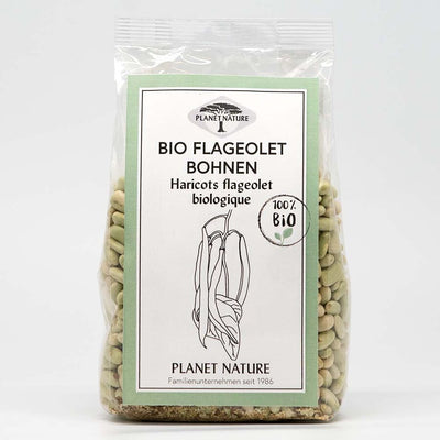 3 x Planet Nature Bio Flagolet Beans, 250g - firstorganicbaby