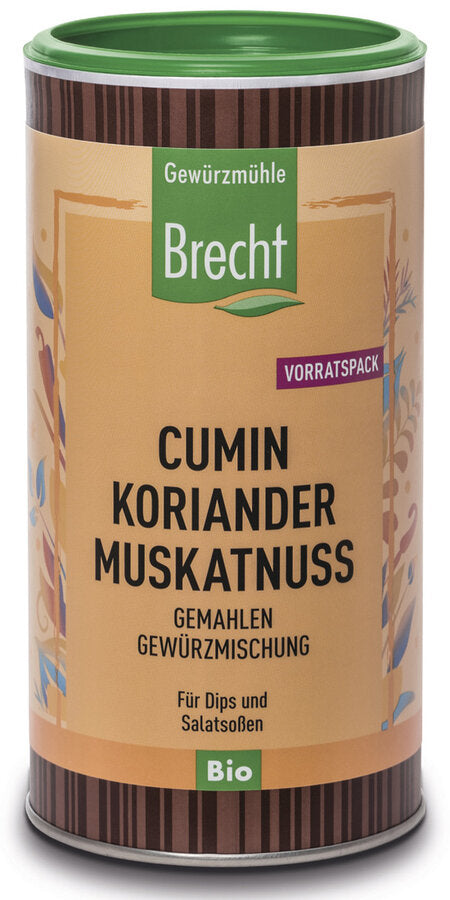 Gewürzmühle Brecht Cumin - coriander - nutmeg, organic Ground Mix, 220g - firstorganicbaby