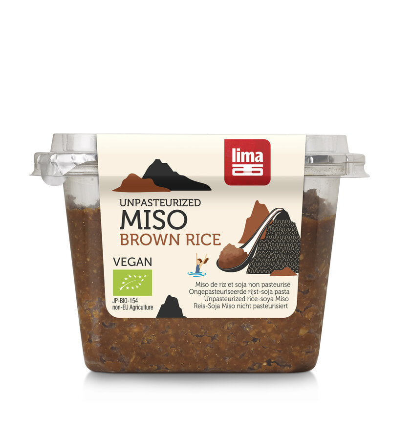 Lima Brown Rice Miso not pasteurized, 300g - firstorganicbaby