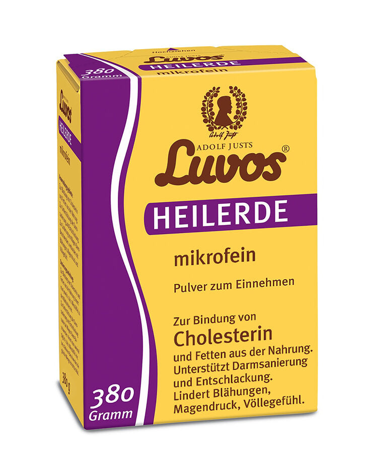 The microfine luvos healer can bind and exit cholesterol and fats like a sponge from the food.
