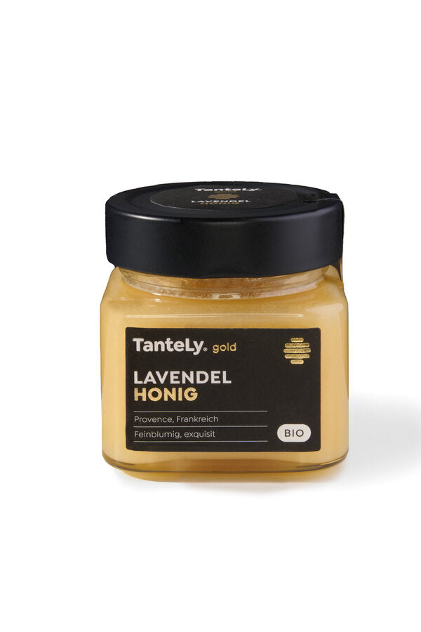 The fine creamy lavender honey has a special character: it has an unmistakably lovely, fine-flowered taste and is full of flavors. It comes from South French Provence, in which the lavender fields shine in a rich purple from June to August.