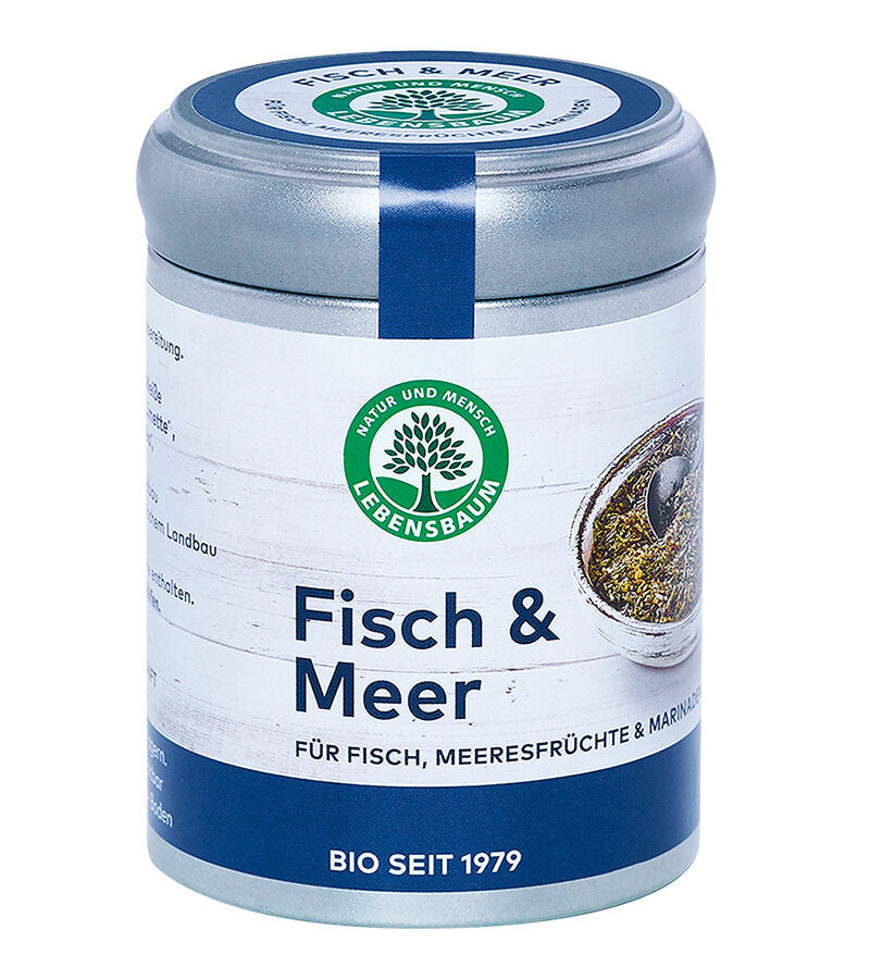 With the freshness of the lime and the Mediterranean flavor of rosemary, thyme and basil, our fish & sea is perfectly coordinated for seasoning delicious fish dishes. But it can do more: Mixed in a little oil, it also conjures up perfect marinades for oven vegetables.