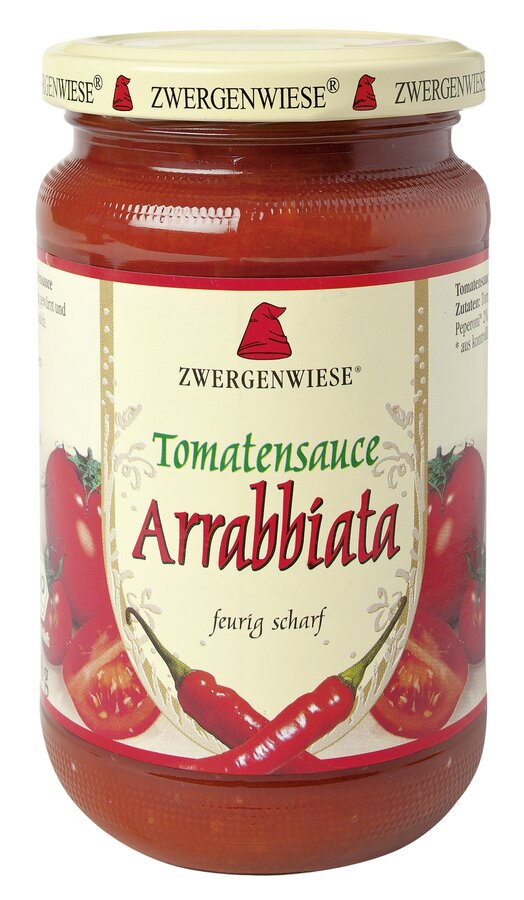 Sun -ripened tomatoes from Italy, pepperoni, a light spice and cayenne pepper - a fiery sharp adventure come to the organic tomato sauce arrabbiata! Our other varieties in the 330/340ml glass, from classically mild flavored to fiery sharp and two tomato sauces for children, will inspire you.