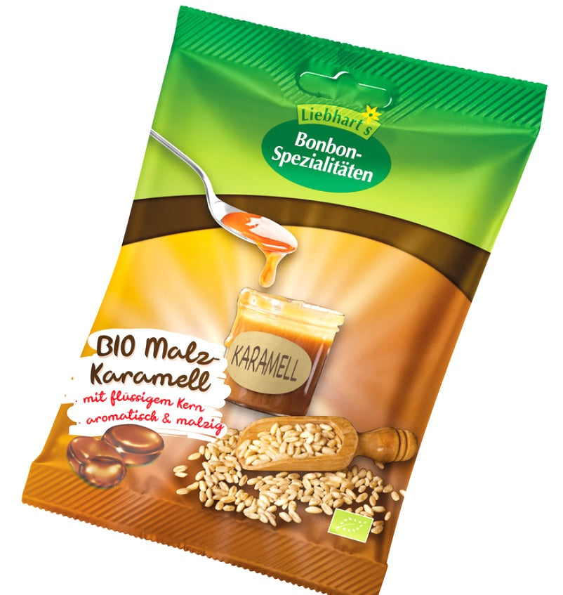 Liebhart's Gesundkost malt caramel sweets, 100g - firstorganicbaby