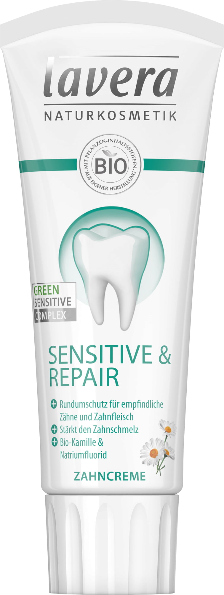 Lavera toothpaste sensitive & repair, 75ml - firstorganicbaby