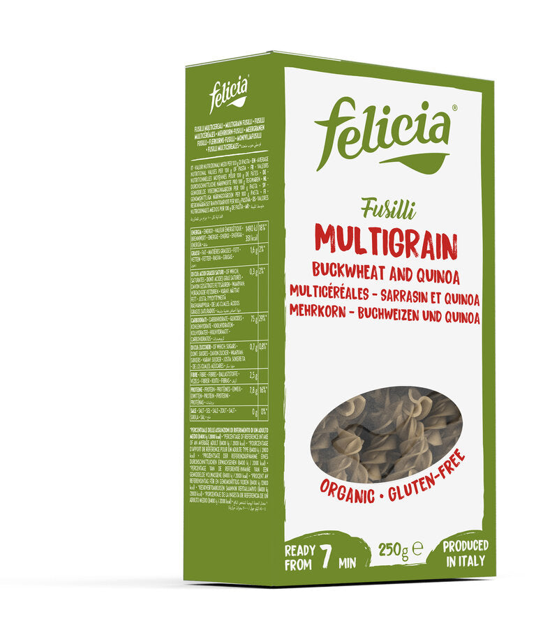 Felicia Bio 4-Grain Fusilli Multigrain, 250g - firstorganicbaby