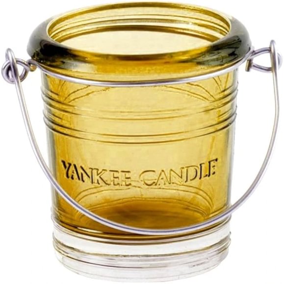Yankee Candle Bucket Yellow Votive Holder