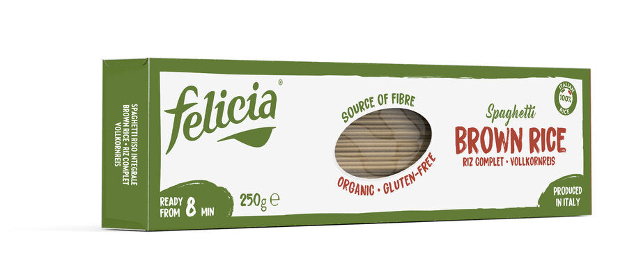 Felicia organic whole grain rice spaghetti gluten -free, 250g