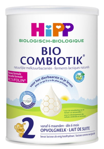 3 x Hipp Dutch Combiotics Organic Follow-up Milk 2, 800g