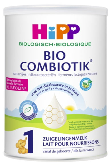 3 x Hipp Dutch Combiotics Organic Infant initial Milk 1, 800g