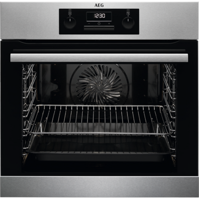 AEG BEB331010M BUILT-IN OVEN / AQUA CLEANING FUNCTION / STAINLESS STEEL WITH ANTI-FINGERPRINT - free shipping