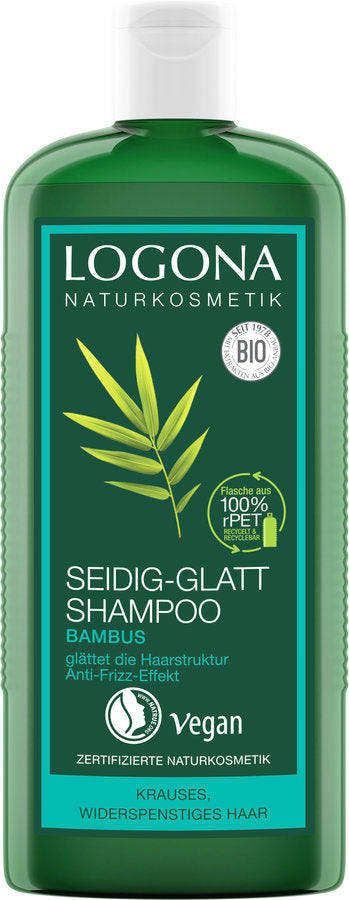 Logona Seidig-Glatt Shampoo Bambus, 250ml - firstorganicbaby