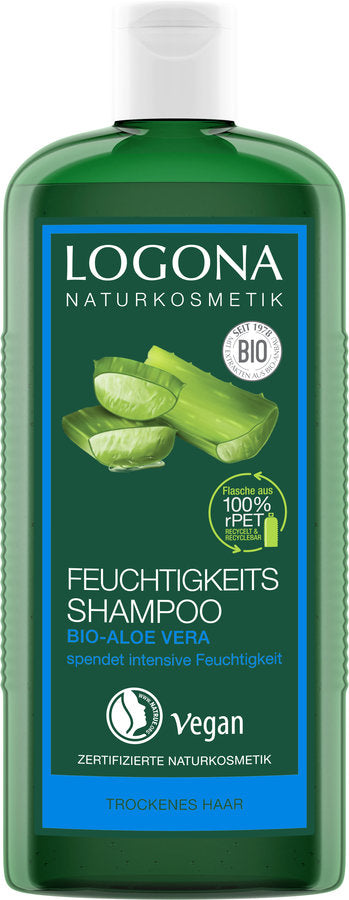Logona Moisture Shampoo Bio-Aloe Vera, 250ml - firstorganicbaby