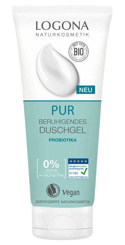 Logo Pure calming shower gel probiotics, 200ml - firstorganicbaby