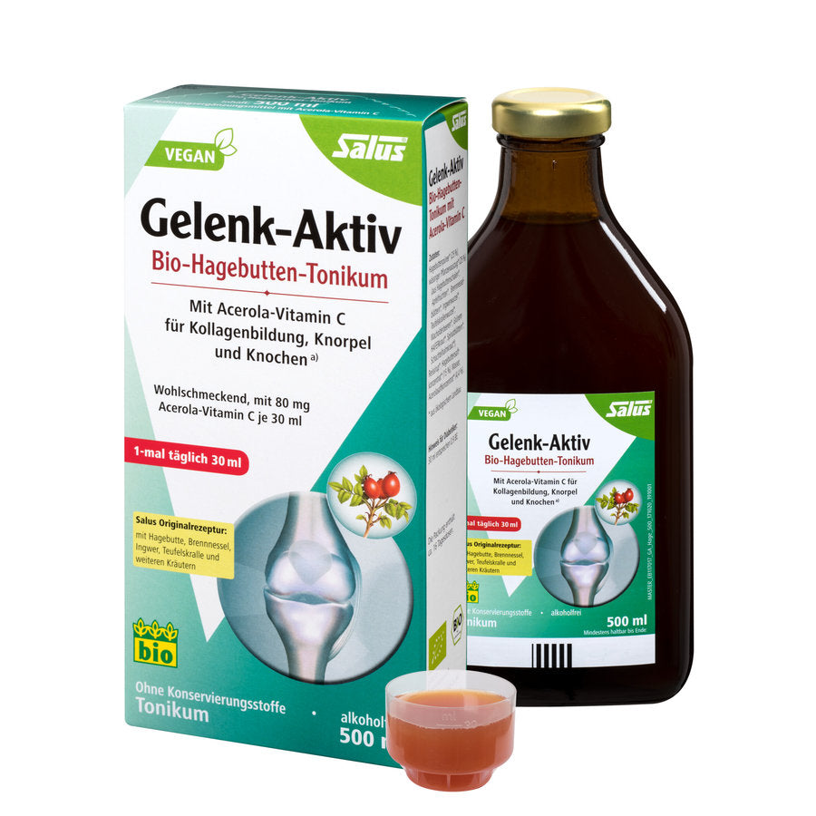 Salus® Gelenk-Aktiv Bio-Hagebutten-Tonikum, 500ml - firstorganicbaby