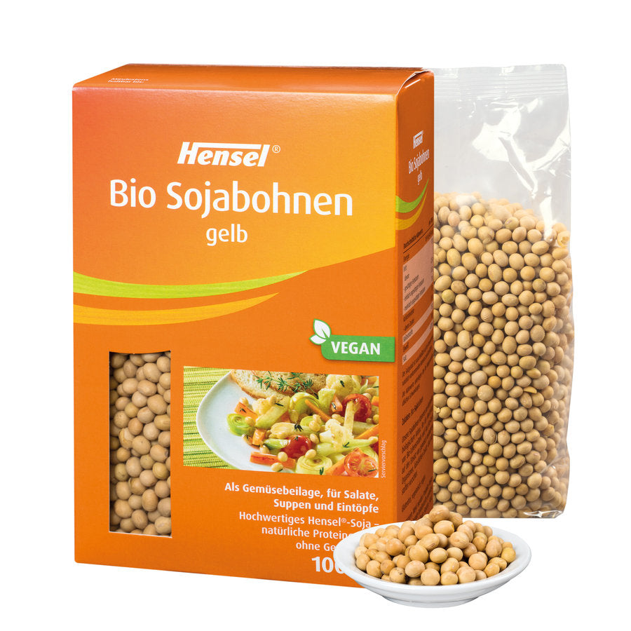 Hensel® Sojabohnen gelb bio, 1000g - firstorganicbaby