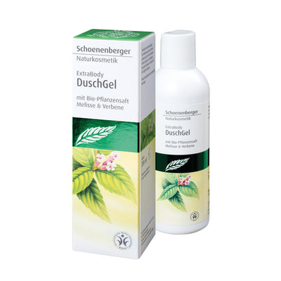 Schoenenberger® ExtraBody® DuschGel mit Bio-Pflanzensaft Melisse BDIH, 200ml - firstorganicbaby