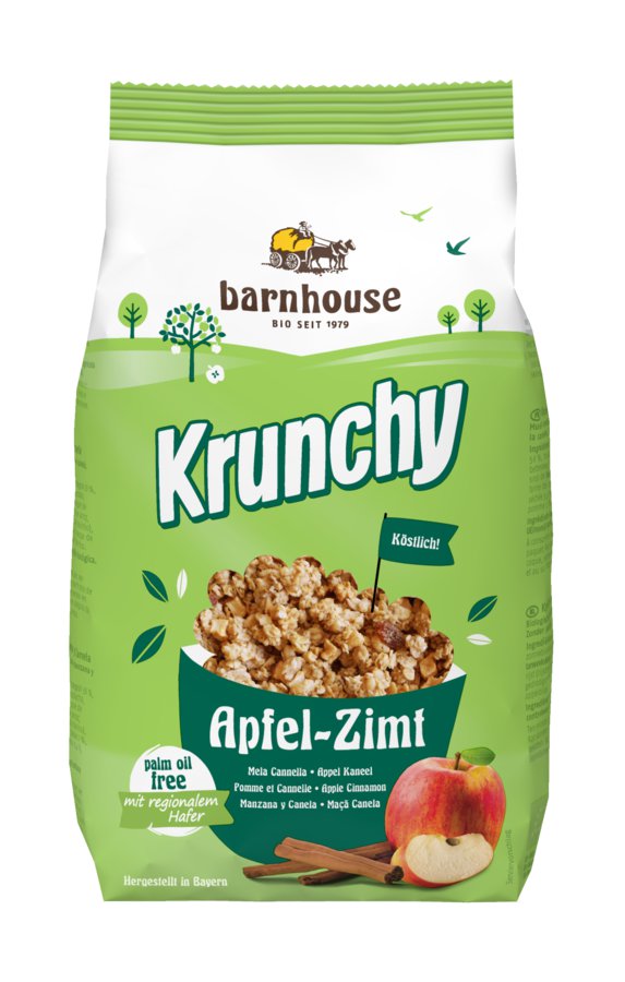 Barnhouse Krunchy Apfel-Zimt, 375g - firstorganicbaby