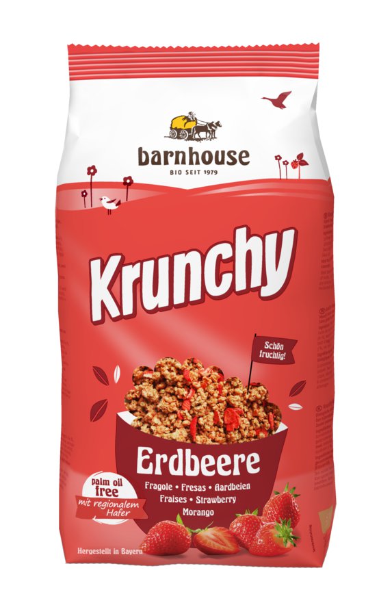 Barnhouse Krunchy Erdbeere, 700g - firstorganicbaby