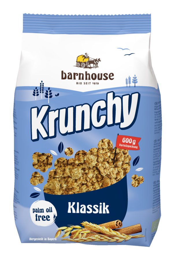 Barnhouse Krunchy Klassik, 600g - firstorganicbaby
