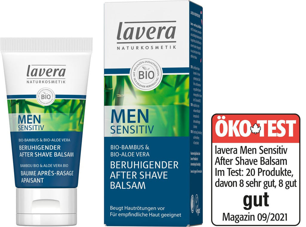 3 x Lavera men sensitive after shave balm, 50ml