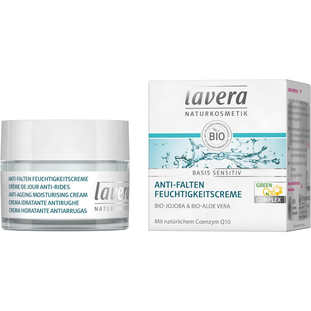 Lavera base sensitive anti-wrinkles moisturizer Q10, 50ml - firstorganicbaby