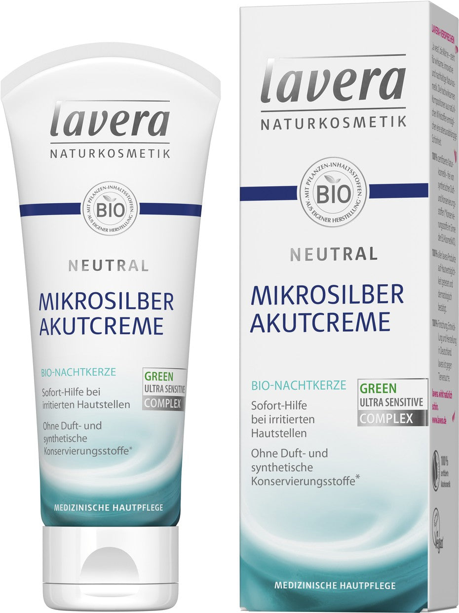 Lavera neutral microsilver acute cream, 75ml