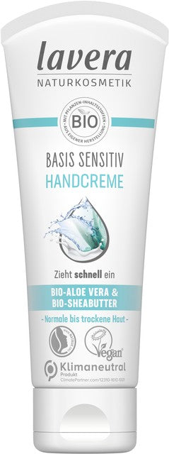 Lavera base sensitive hand cream - firstorganicbaby