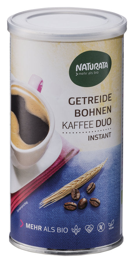 NATURATA Getreide-Bohnenkaffee Duo, instant, 100g - firstorganicbaby