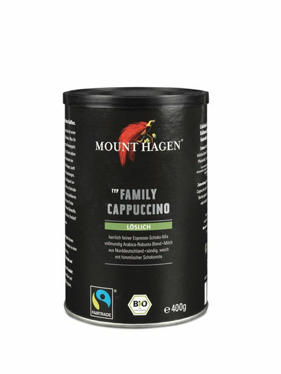 Mount Hagen Bio Fair Trade Family cappuccino box, 400g - firstorganicbaby