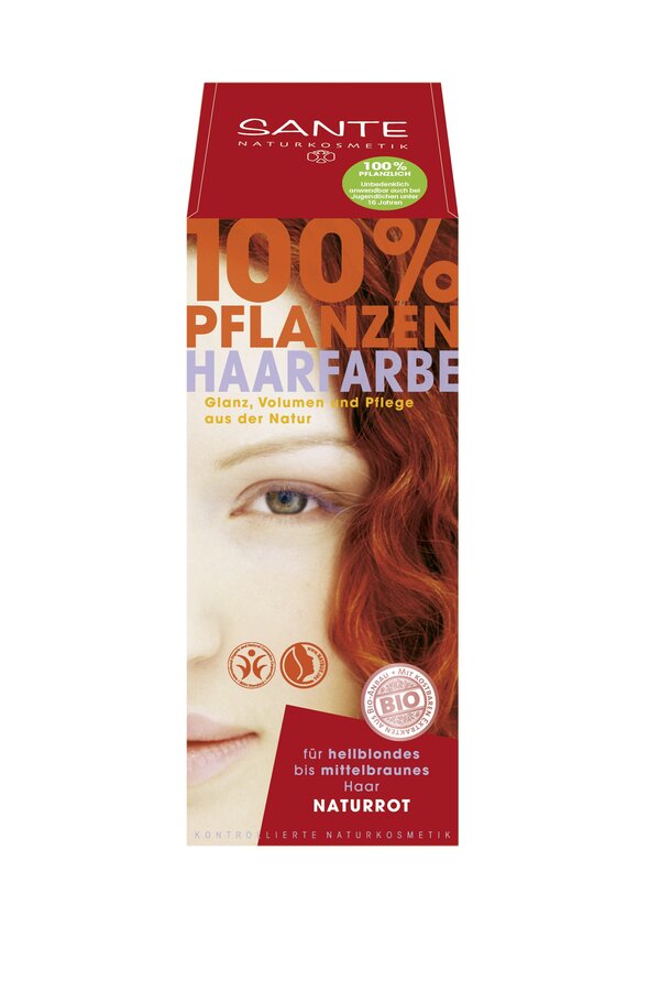 Long -lasting, multifaceted color. With the plus on volume and care. Especially gentle. Without peroxides, ammonia or other chemical components. Without synthetic color, fragrance and preservatives. Purely vegetable. Natural red for light blond to medium -brown hair.