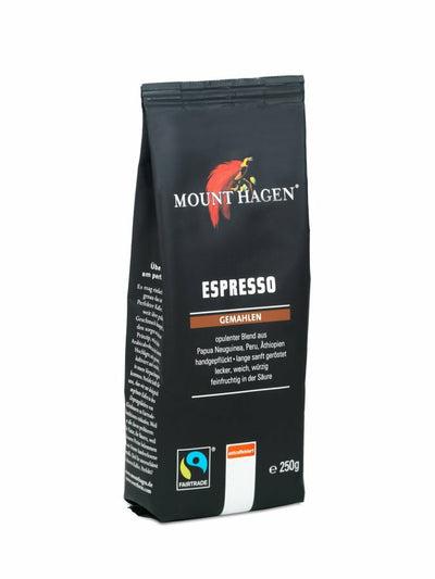Mount Hagen Bio Fair Trade Espresso acc. 250g sofair trade, 6st - firstorganicbaby