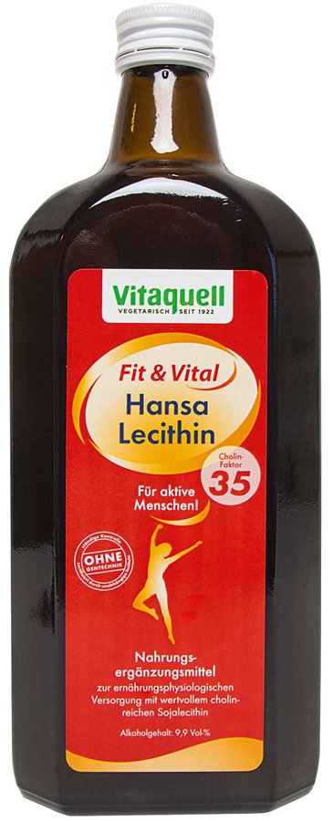 Vitaquell Fit & Vital Hansa Lecithin flüssig, 500ml - firstorganicbaby