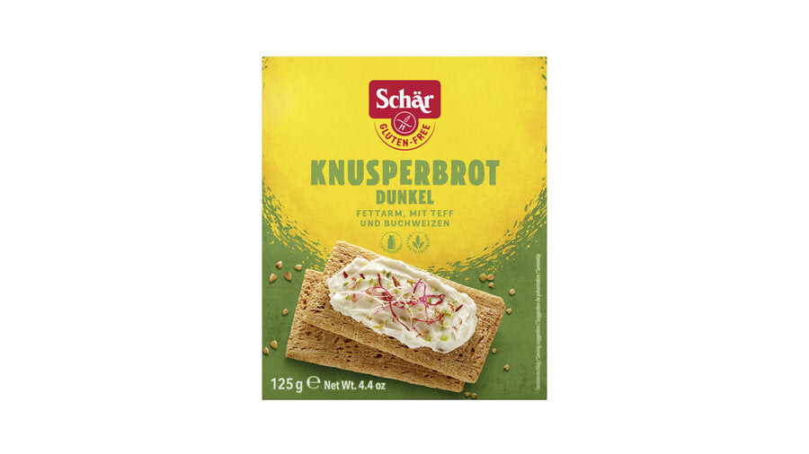 3 x Schär crispy bread dark, 125g - firstorganicbaby