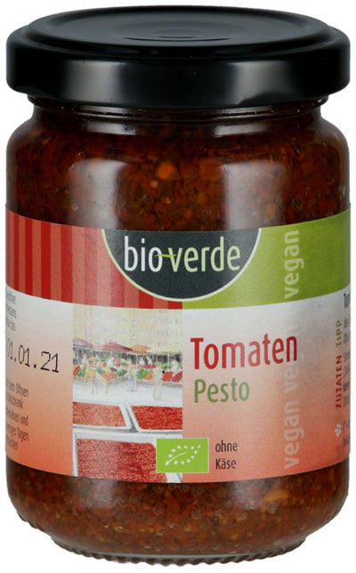 bio-verde Tomaten-Pesto vegan, 125ml - firstorganicbaby