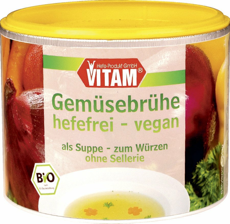 Vitam vegetable broth granulated yeast free, 210g - firstorganicbaby