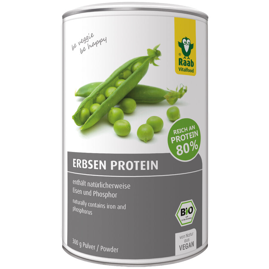 Raab Bio pea protein is an excellent vegan protein source with 80 % protein content. It is rich in iron and naturally contains phosphorus. Proteins are an essential part of human nutrition and, for example, contribute to the preservation and increase of muscle mass and to maintain normal bones. Iron contributes to reducing fatigue and fatigue and a normal energy metabolism and oxygen transport in the body.