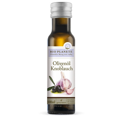 For this bio planète spice oil, we combine aromatic garlic with olive oil into a spicy-fresh composition. We completely avoid adding additional essential essences. This seasoning oil specialty is versatile in terms of taste and therefore ideal for everyday use.