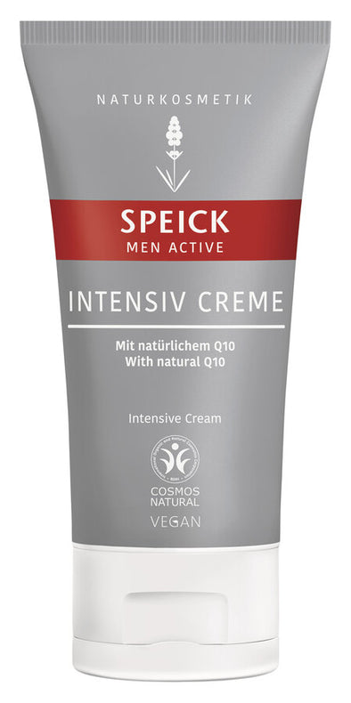 Protecting, fast-moving day cream with a fine-autumn fragrance. Ideal as a soothing after-shaving care. Natural Coenzyme Q10 has an antioxidant effect and gives the skin new energy. With moisturizing organic aloe vera-gel and rich organic shea butter. Contains the unique extract of the high alpine speech plant from controlled biological game collection (KBW).