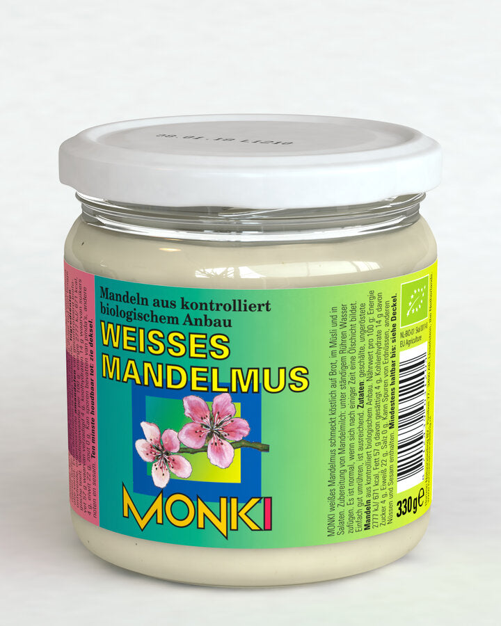Monki white almondmus, 330g - firstorganicbaby
