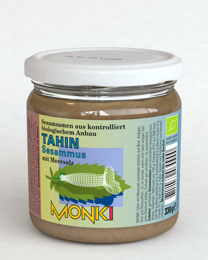 Monki Tahin, Sesammus with sea salt, 330g - firstorganicbaby