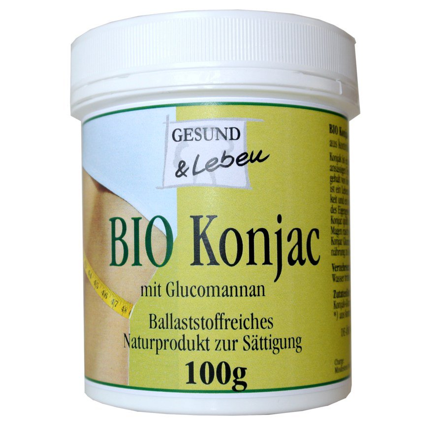 Gesund & Leben BIO Konjac mit Glucomannane, 100g - firstorganicbaby