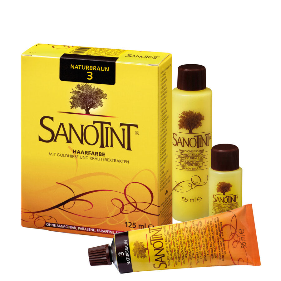 Sanotint® hair color No. 03 natural brown, 125ml - firstorganicbaby