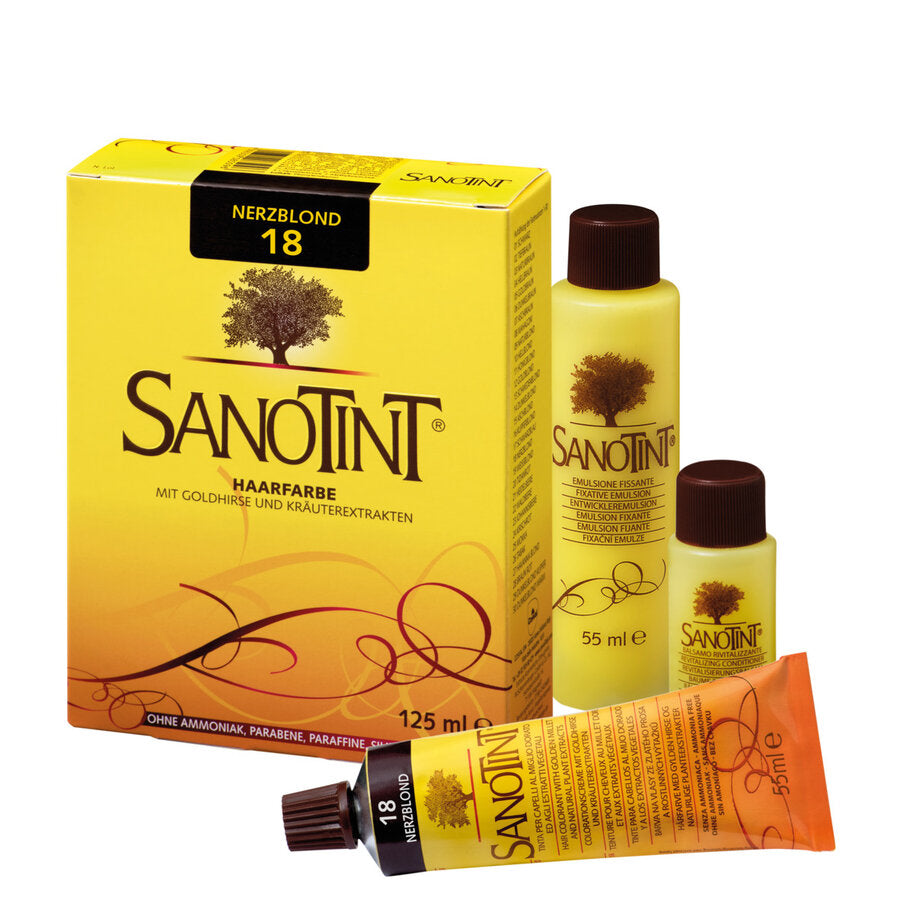 Sanotint® hair color No. 18 nerzblond, 125ml - firstorganicbaby