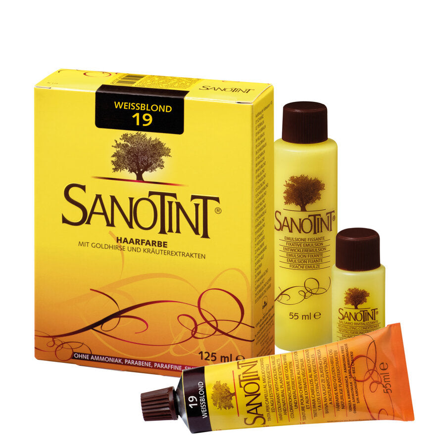Sanotint® Hair color No. 19 Weißblond, 125ml - firstorganicbaby