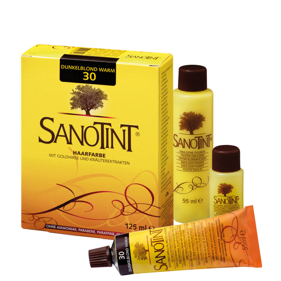 Sanotint® hair color No. 30 dark blonde warm, 125ml - firstorganicbaby